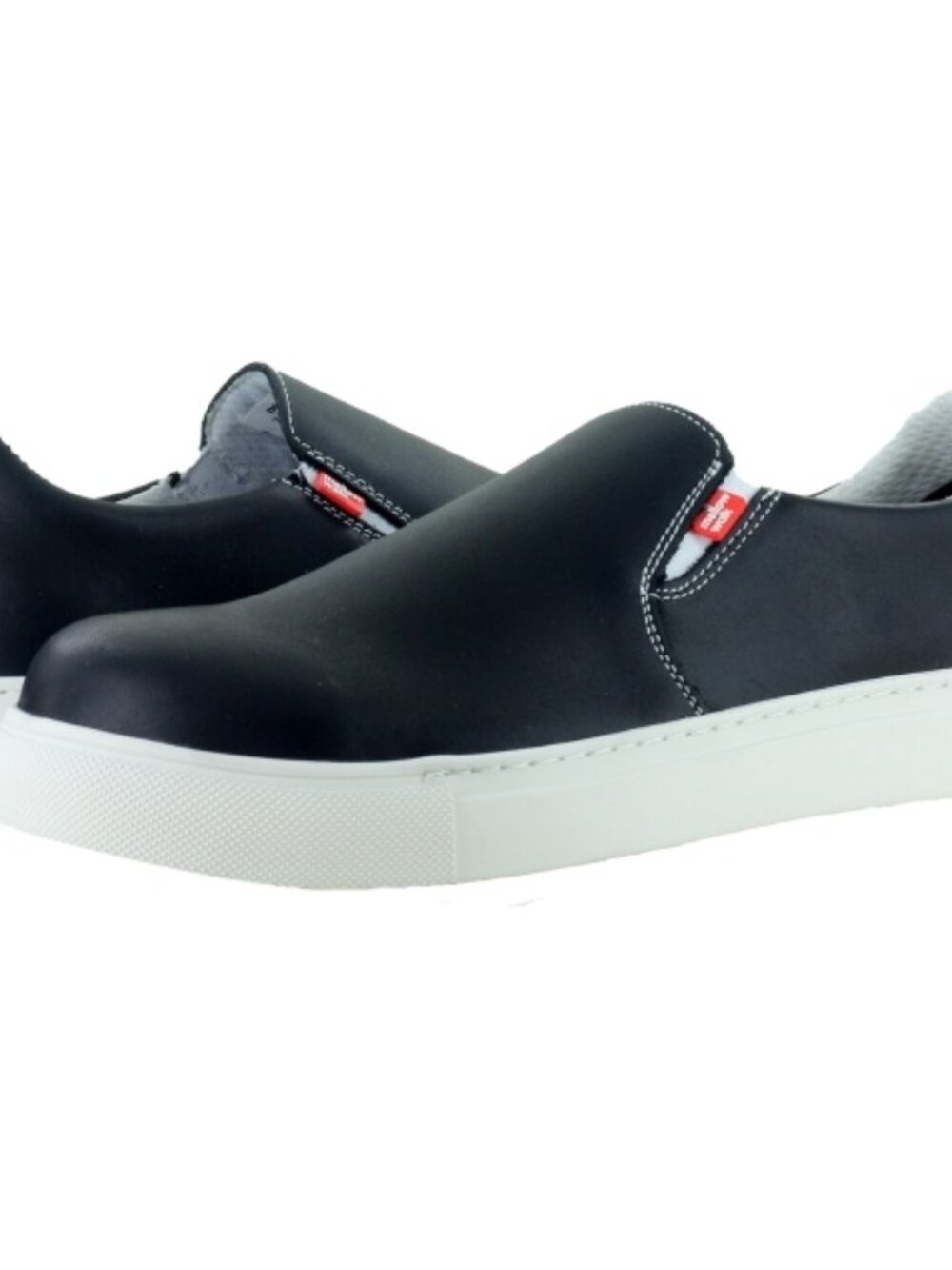 NEW Mellow Walk Jessica Steel Toe Slip On Work Shoe in Black
